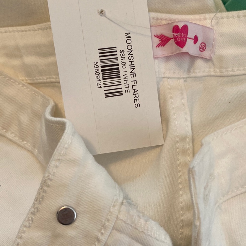 BuddyLove White Flares